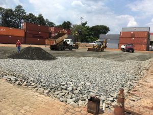 sub base caminhão retroescavadeira bacia